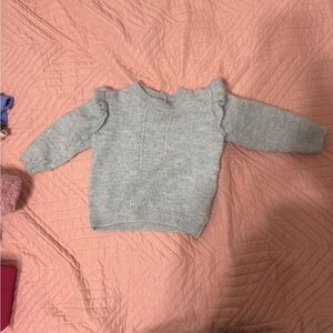 H&M Turquoise Kids Sweater with Ruffles